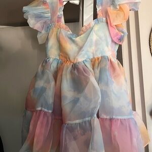 SELKIE Dopamine lawn party dress XL